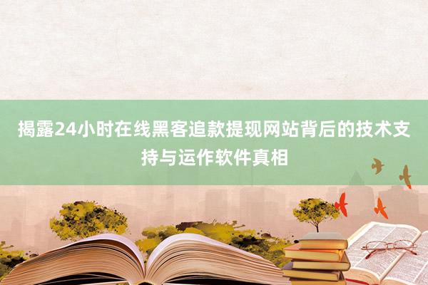 揭露24小时在线黑客追款提现网站背后的技术支持与运作软件真相
